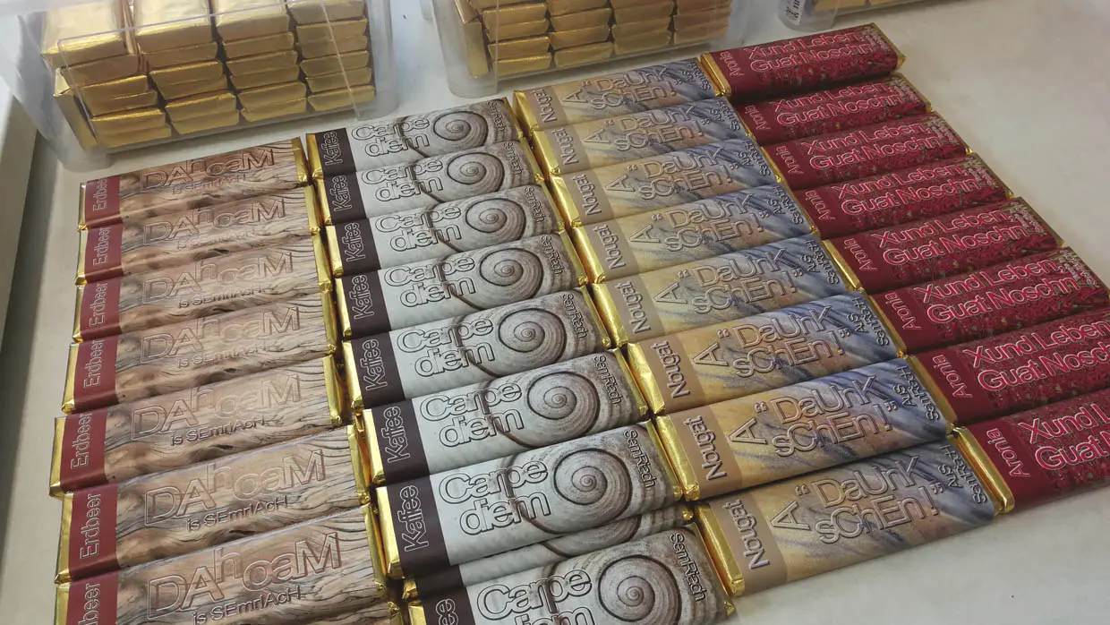 schokolade in verschienen sorten